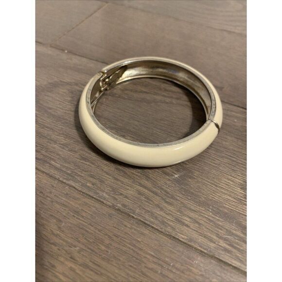 Sequin Nordstrom Solid Bone White Bangle Bracelet - Picture 1 of 4